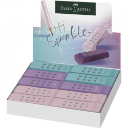 ΓΟΜΕΣ FABER CASTELL ROLL-ON SPARKLE ΧΡΩΜΑΤ. ΚΟΥΤΙ 20τεμ.