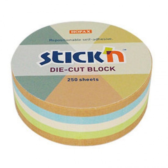 ΧΑΡΤΑΚΙΑ Stick'N ΚΥΒΟΣ RECYCLED ΚΥΚΛΟΣ 67Χ67 250Φ