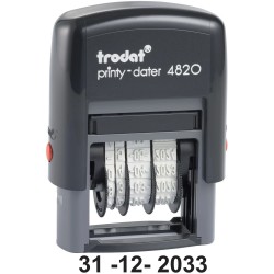 ΣΦΡΑΓΙΔΑ TRODAT PRINTY ΗΜΕΡΟΜΗΝΙΑΣ ΣΚΕΤΗ 4mm