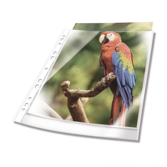 ΖΕΛΑΤΙΝΕΣ DURABLE ΚΡΙΚ ΑΝΩ GLASS CLEAR 80mic (λευκή άκρη) (πακέτο 100τεμ.)