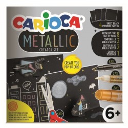 ΣΕΤ ΖΩΓΡΑΦΙΚΗΣ CARIOCA METALLIC POP UP CREATOR