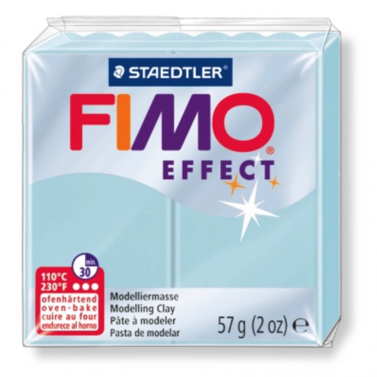 ΠΗΛΟΣ STAEDTLER FIMO EFFECT GEMSTONE BLUE ICE QUARTZ 56 gr.
