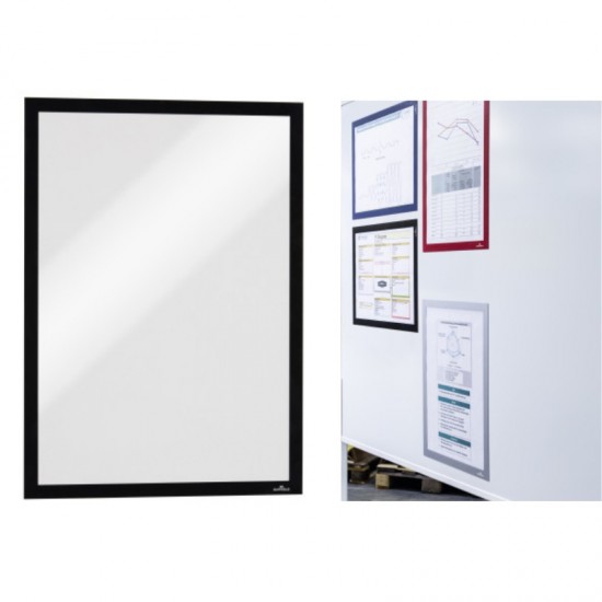 ΠΛΑΙΣΙΟ ΑΝΑΚΟΙΝΩΣΕΩΝ DURABLE DURAFRAME ΜΑΓΝΗΤΙΚΟ ΜΟΝΟ Α3 ΣΕΤ 5τεμ. ΜΑΥΡΟ