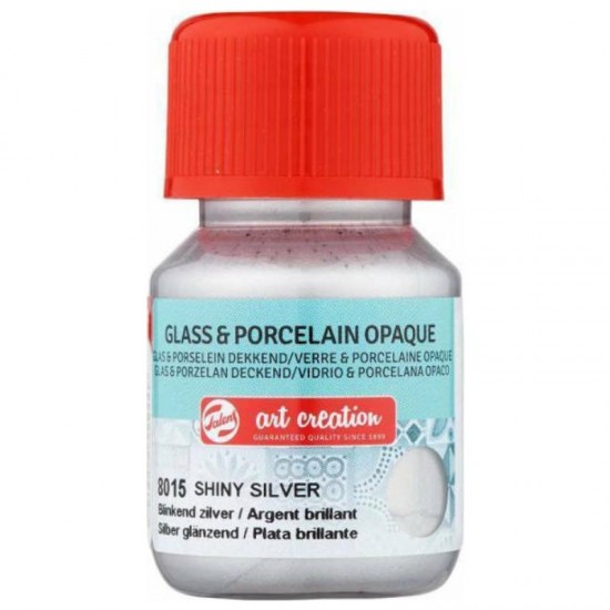 TALENS ART CREATION ΧΡΩΜΑΤΑ OPQ GLASS/PORCELAIN  30ml SHINY SILVER