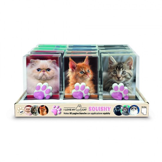 ΝΤΙΑΡΥ LEBEZ SQUISHY CAT 10x15cm