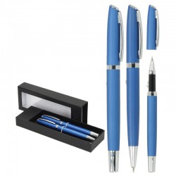 ΣΤΥΛΟ WELLINGTON ΣΕΤ TOLEDO BLUE  (Διαρκείας & roller)