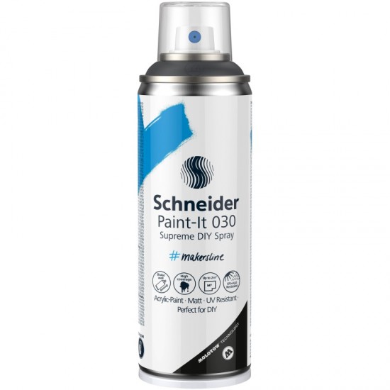 ΧΡΩΜΑΤΑ ΑΚΡΥΛΙΚΑ SCHNEIDER Σπρέι PAINT-IT 030 200ml DARK GREY