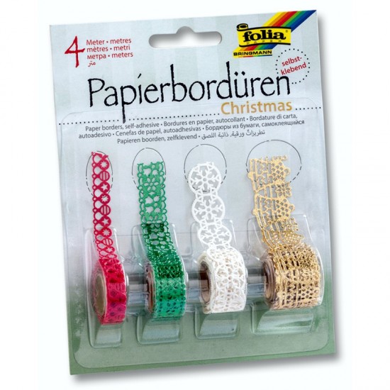 ΔΑΝΤΕΛΑ FOLIA ΑΥΤΟΚ/ΤΗ METALLIC 4m ΣΕΤ 4τεμ.