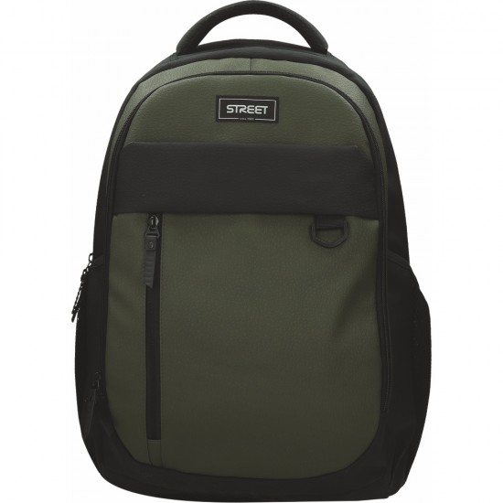 ΤΣΑΝΤΑ BACKPACK STREET STONE GREEN  30x20x45cm (με εργονομική πλάτη air system)