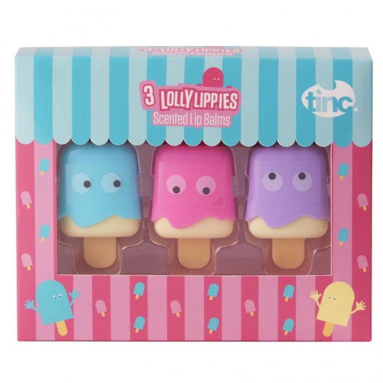 LIP BALMS TINC (Λιποζάν) LOLLY ΣΕΤ 3τεμ.