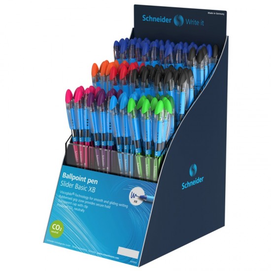 ΒΙΤΡΙΝΑ ΣΤΥΛΟ SCHNEIDER SLIDER BASIC ΧΒ (stand120τεμ.)