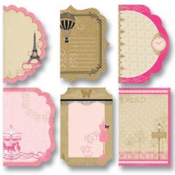ΧΑΡΤΑΚΙΑ FOLIA ΣΧΕΔΙΑ ΚΟΦΤΑ ΔΙΑΚΟΣΜΗΤΙΚΑ PARIS ΣΕΤ 18τεμ.(3τεμ.χ6 σχέδια)