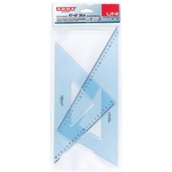 ΤΡΙΓΩΝΑ ΖΕΥΓΗ (45o+60o) ARDA UNI 30cm