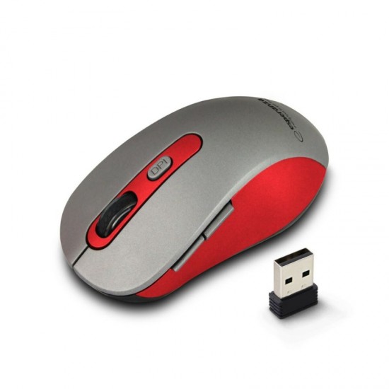 MOUSE ESPERANZA WIRELESS OPTICAL ADAEA RED