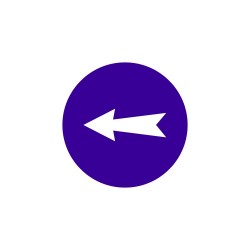 ΣΗΜΑ ΑΥΤΟΚΟΛΛΗΤΟ ΤΟΞΟ ΜΠΛΕ 4x4cm