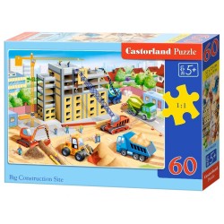 PUZZLE  CASTORLAND 60τεμ. Big Construction Site (320x230mm)