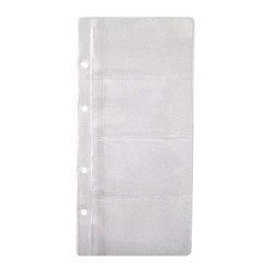 ΖΕΛΑΤΙΝΕΣ ΕΠΙΣΚΕΠΤΗΡΙΩΝ 4 ΘΕΣΕΙΣ (με τρύπες για ειδικό κλασέρ) (πακέτο 50τεμ,)