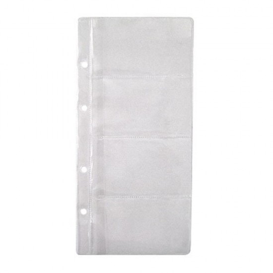 ΖΕΛΑΤΙΝΕΣ ΕΠΙΣΚΕΠΤΗΡΙΩΝ 4 ΘΕΣΕΙΣ (με τρύπες για ειδικό κλασέρ) (πακέτο 50τεμ,)