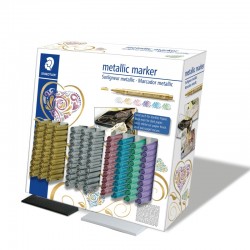 ΜΑΡΚΑΔΟΡΟΙ STAEDTLER METALIC (stand 100τεμ.)