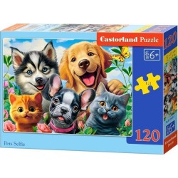 PUZZLE  CASTORLAND 120τεμ. Pets Selfie (320x230mm)