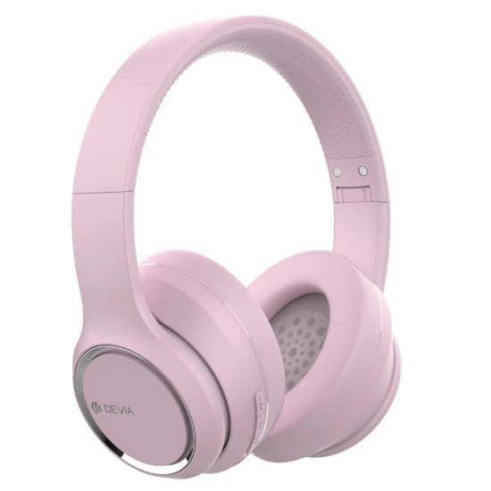 ΑΚΟΥΣΤΙΚΑ DEVIA HEADPHONE BLUETOOTH PINK