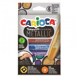 ΜΑΡΚΑΔΟΡΟΙ CARIOCA TEMPERELLO METALLIC 6 χρωμ.