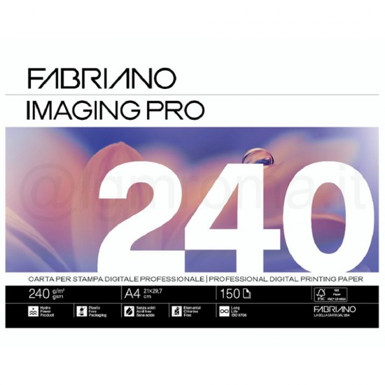 ΧΑΡΤΙ ΦΩΤΟΤΥΠΙΚΟ ΛΕΥΚΟ FABRIANO Α4 240gr (150φ) Imaging Pro