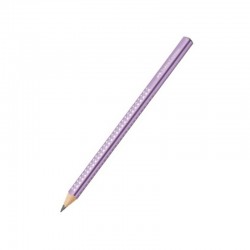 ΜΟΛΥΒΙΑ FABER CASTELL SPARKLE ΝΕΟ JUMBO ΒΙΟΛΕΤΙ
