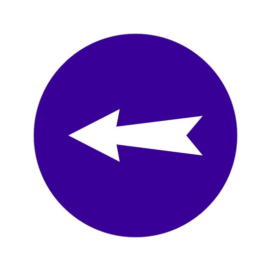 ΣΗΜΑ ΑΥΤΟΚΟΛΛΗΤΟ ΤΟΞΟ ΜΠΛΕ 10x10cm