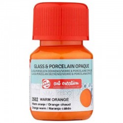 TALENS ART CREATION ΧΡΩΜΑΤΑ OPQ GLASS/PORCELAIN  30ml WARM ORANGE