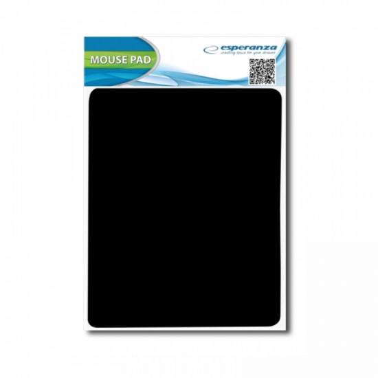 MOUSE PAD ESPERANZA ΑΠΛΟ ΜΑΥΡΟ