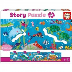 PUZZLE EDUCA ΠΑΙΔΙΚΑ STORY PUZZLE 26 Underwater world