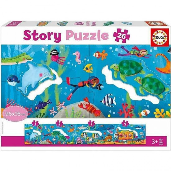 PUZZLE EDUCA ΠΑΙΔΙΚΑ STORY PUZZLE 26 Underwater world
