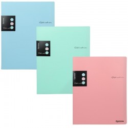 ΒΙΒΛΙΑ ΖΕΛΑΤΙΝΑΣ (ΣΟΥΠΛ) OPTIMA PASTEL A4 20φ.