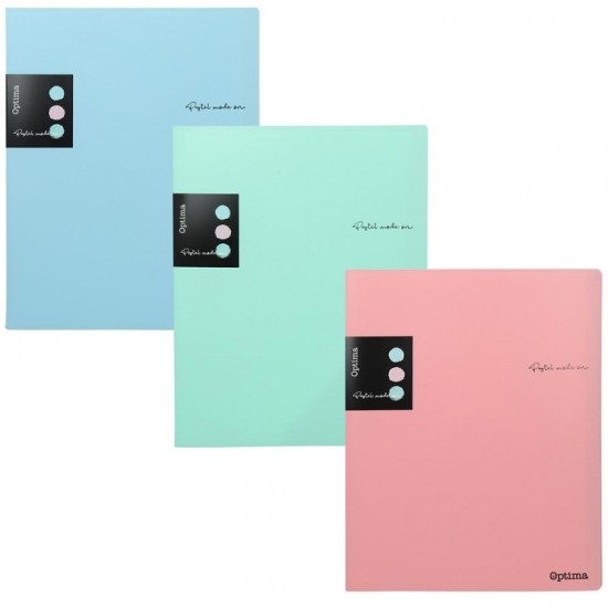 ΒΙΒΛΙΑ ΖΕΛΑΤΙΝΑΣ (ΣΟΥΠΛ) OPTIMA PASTEL A4 20φ.