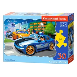 PUZZLE  CASTORLAND 30τεμ. Police Chase (320x230mm)