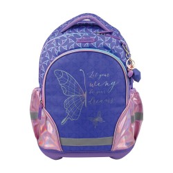 ΤΣΑΝΤΑ ΣΧΟΛΙΚΗ STREET DREAMS 31x19x41cm (με εργονομική πλάτη air system και σκληρό πάτο)