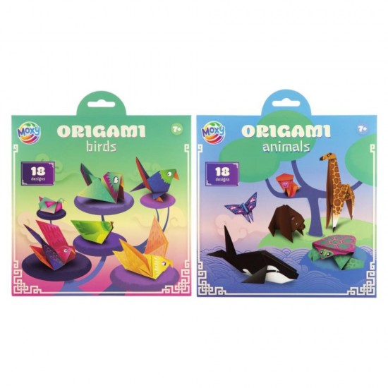 ORIGAMI MOXY ΜΕ 18 ΖΩΑ ΜΙΚΡΟ (2 σχέδια)