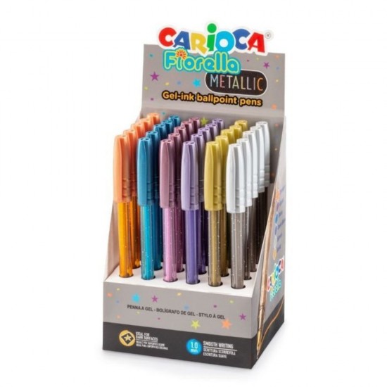 ΣΤΥΛΟ CARIOCA FIORELLA METALLIC (stand 30τεμ.)