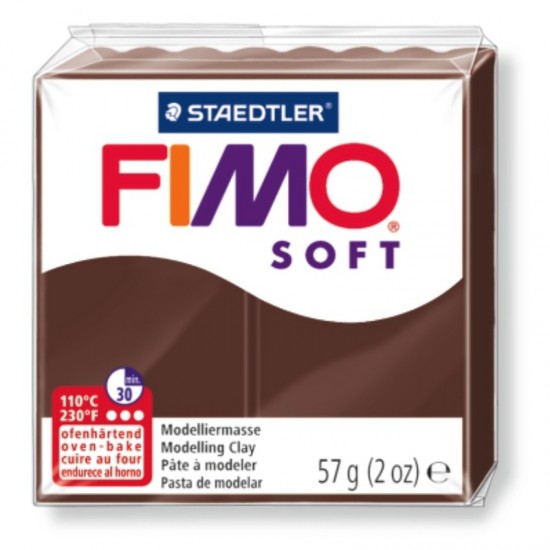 ΠΗΛΟΣ STAEDTLER FIMO SOFT CHOCOLATE 56 gr.