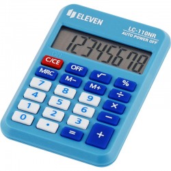 ΚΟΜΠΙΟΥΤΕΡ ELEVEN LC 110-NRBL (8 ψηφία) ΜΠΛΕ 88x58x11mm
