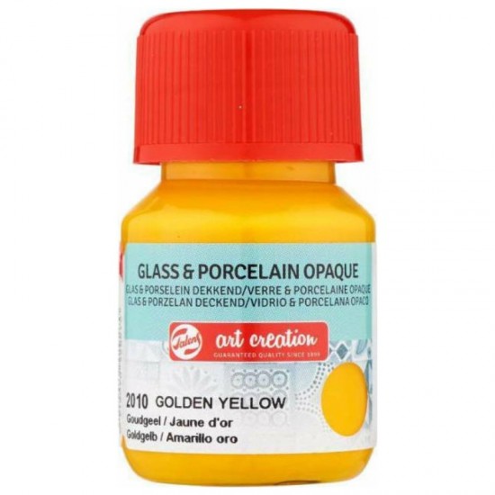TALENS ART CREATION ΧΡΩΜΑΤΑ OPQ GLASS/PORCELAIN  30ml GOLDEN YELLOW