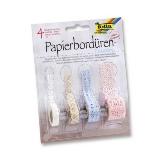 ΔΑΝΤΕΛΑ FOLIA  ΣΕΤ 4τεμ. (4 χρώματα χ 1m)