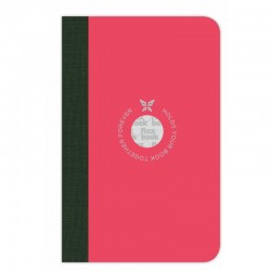 ΣΗΜΕΙΩΜΑΤΑΡΙΟ Η.Β ΛΙΝΟΔΕΤΟ SMART BOOK  ΧΡΩΜΑΤ. ΡΙΓΕ  9χ14 Ροζ