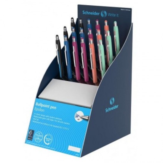 ΒΙΤΡΙΝΑ ΣΤΥΛΟ SCHNEIDER EPSILON  COLOUR (stand 18τεμ.)