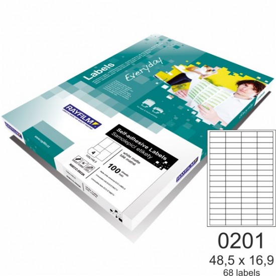 ΕΤΙΚΕΤΕΣ RAYFILM ECO Α4 48.5x16.9mm 100φ.