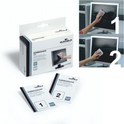 ΚΑΘΑΡΙΣΤΙΚΑ ΜΑΝΤΗΛΑΚΙΑ DURABLE ΟΘΟΝΗΣ ΣΕΤ ΥΓΡΟ+ ΣΤΕΓΝΟ (κουτί 10σετ.)