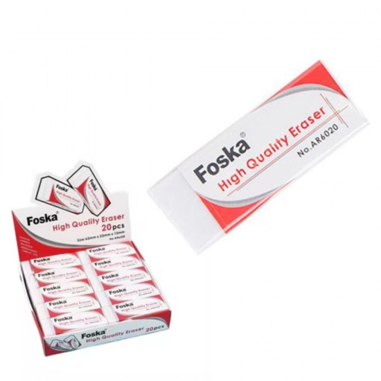 ΓΟΜΕΣ FOSKA ΛΕΥΚΕΣ 20τεμ.