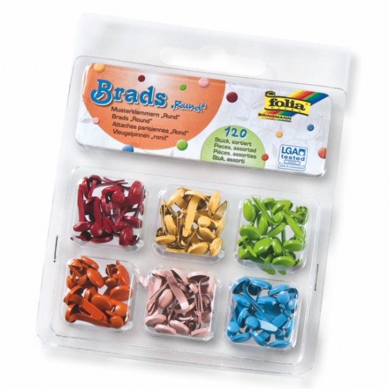 ΣΥΝΔΕΤΗΡΕΣ ΔΥΣΚΕΛΕΙΣ (ΔΙΠΛΟΚΑΡΦΑ) FOLIA ΧΡΩΜΑΤΙΣΤΑ 120τεμ.