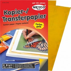 ΚΑΡΜΠΟΝ MEYCO ΚΙΤΡΙΝΟ Α3 ΣΕΤ 8τεμ.